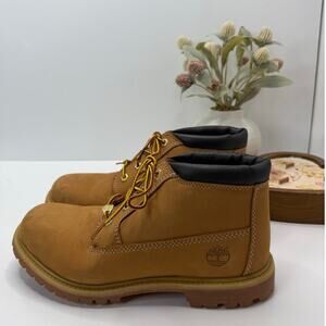 Timberland Nellie Mid Waterproof Leather Chukka Boot Wheat Women's 9.5M NWOB
